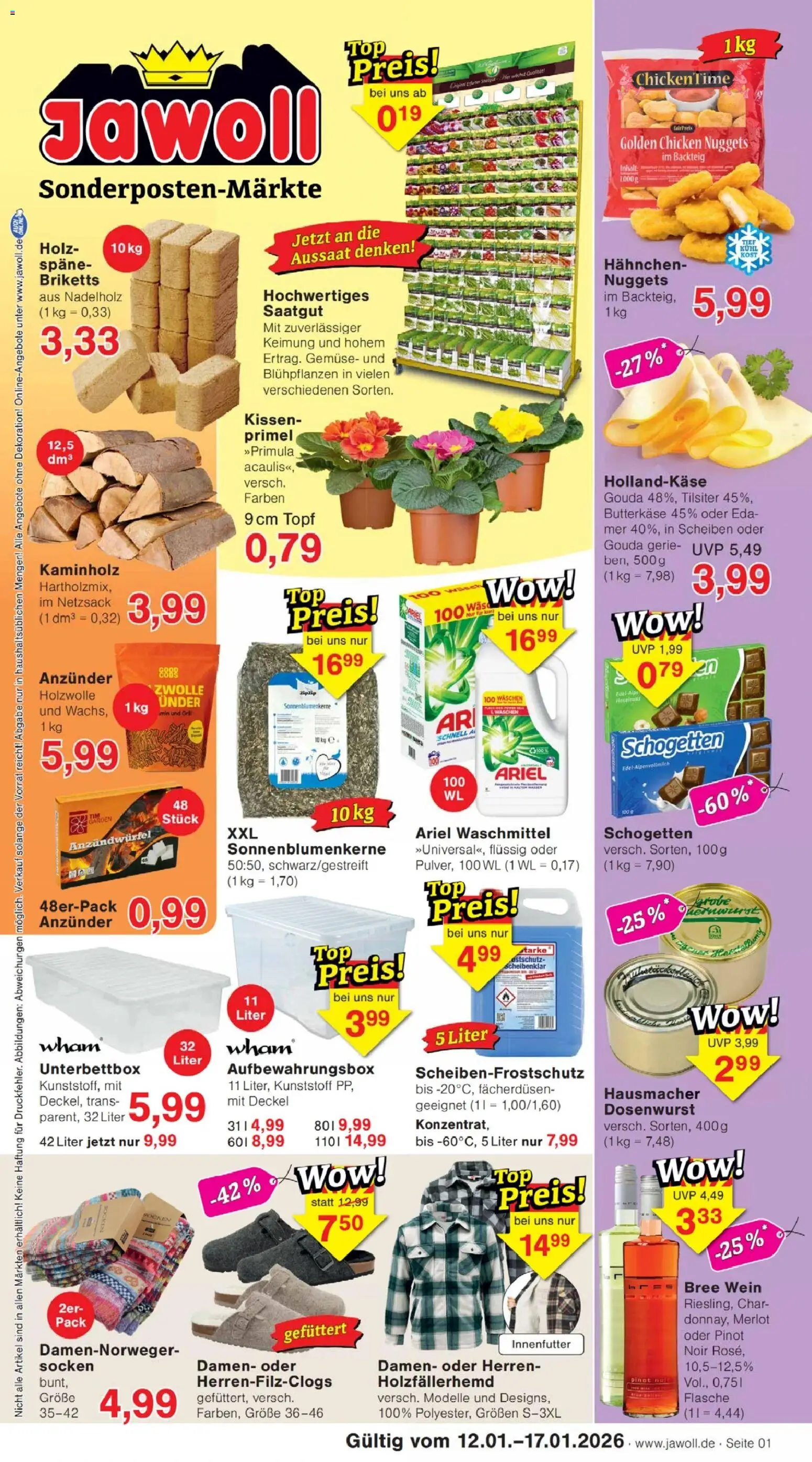 Jawoll Prospekt - Seite 1 - gültig ab 12.01.2026