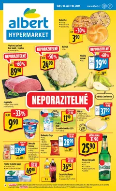 Náhled Albert leták - Hypermarket platný od 01.10.2025
