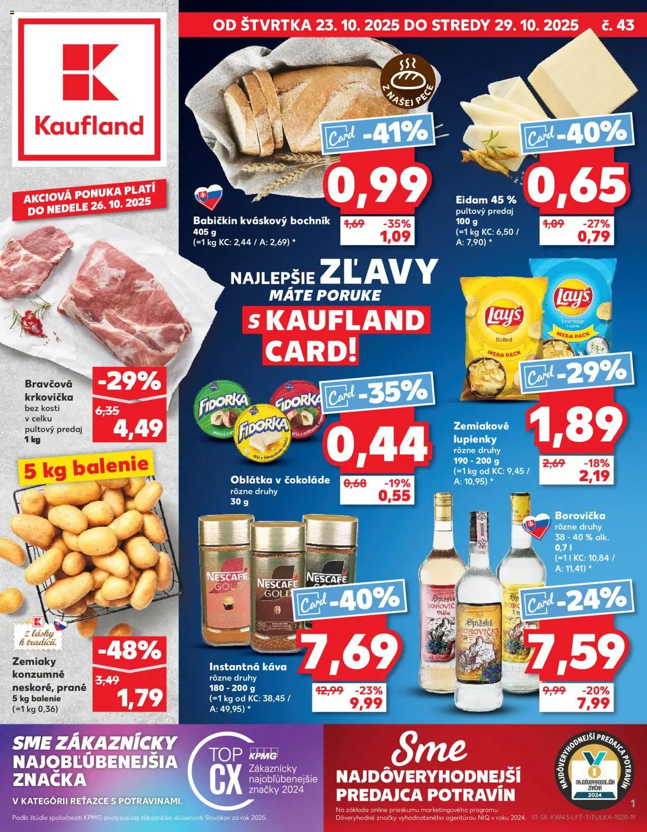 Kaufland SK Bratislava-Devínska Nová Ves - 1oldal - érvényes 2025.10.23.-tól