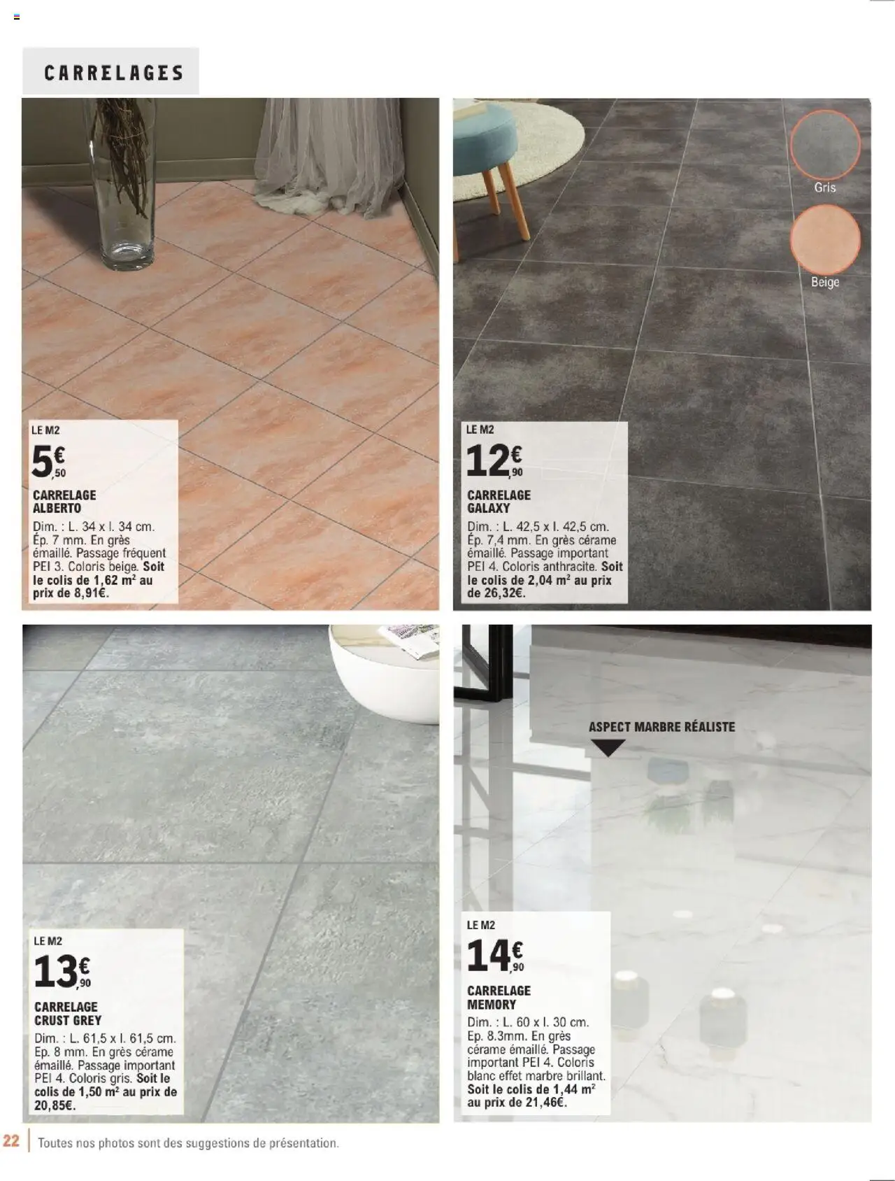 Brico E.Leclerc Guide aménagement intérieur - page 22 - valable à partir du 07/01/2025