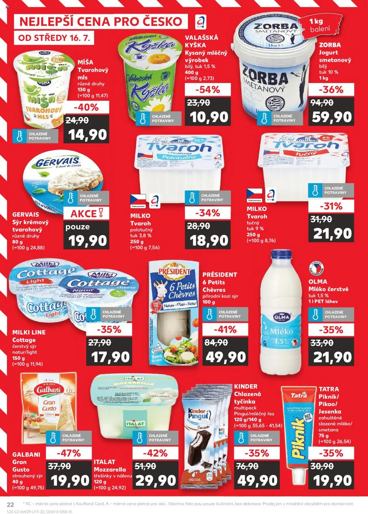 Kaufland leták - strana 22- platný od 16.07.2025