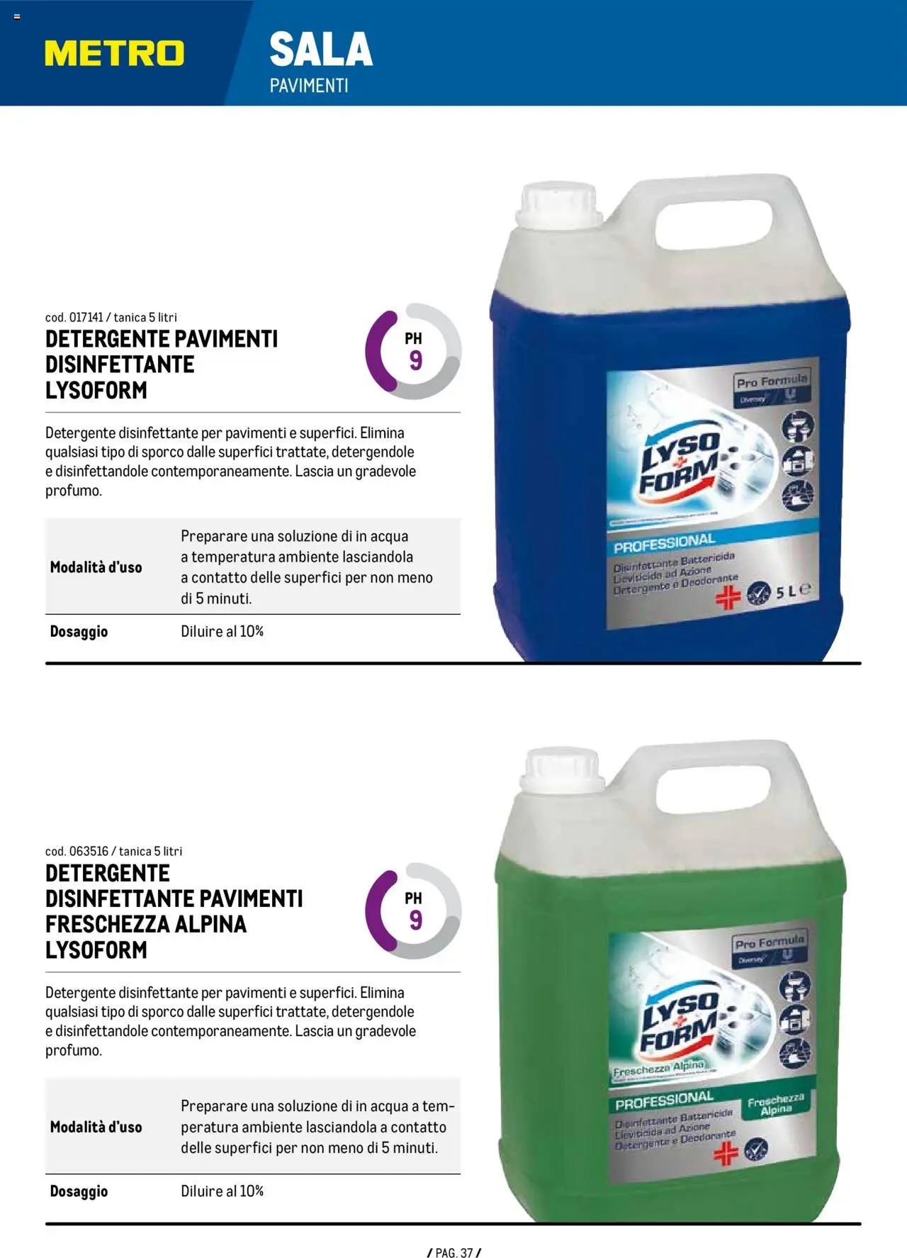 Metro Detergenza Professionale catalogo - pagina 37 - valido dal 11/09/2025