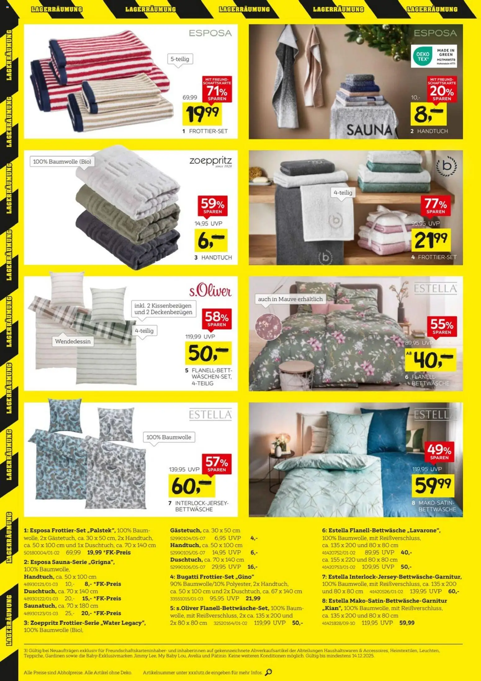 XXXL Lutz - Lagerräumungsverkauf - Seite 4 - gültig ab 30.11.2025