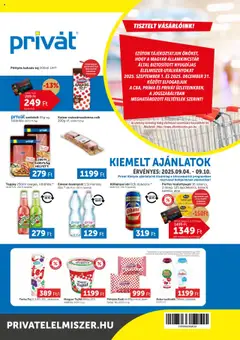 Előnézet PRIVÁT Akciós újság érvényes 2025.09.04.-tól