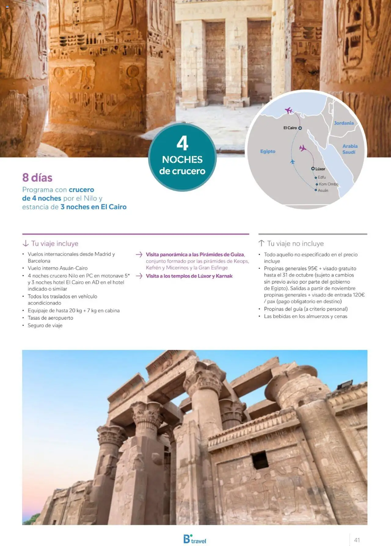 B the travel brand Egipto - Página de 41 - Válido desde 01/07/2025