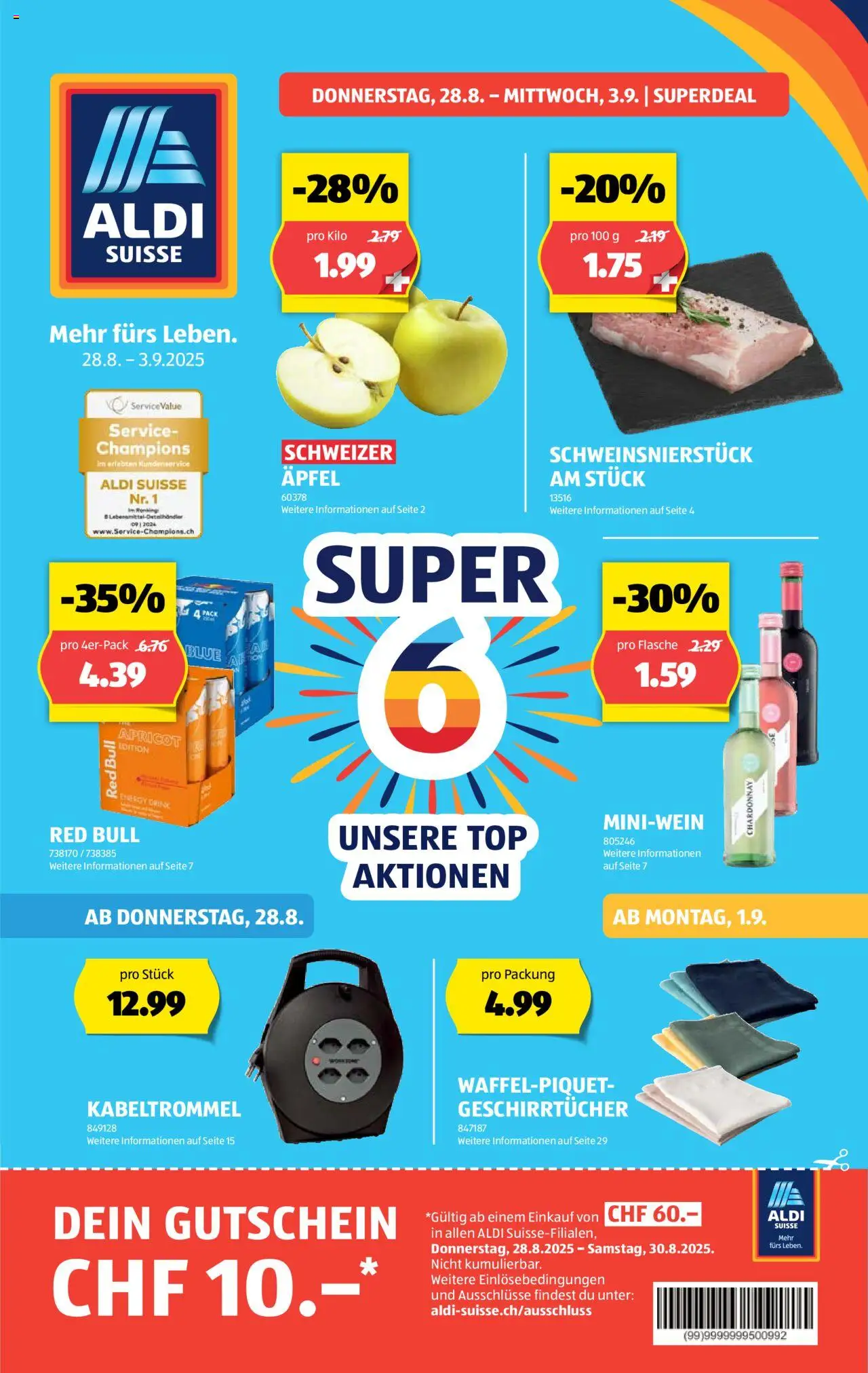 Aldi Aktionen - Seite 1- gültig ab 28.08.2025