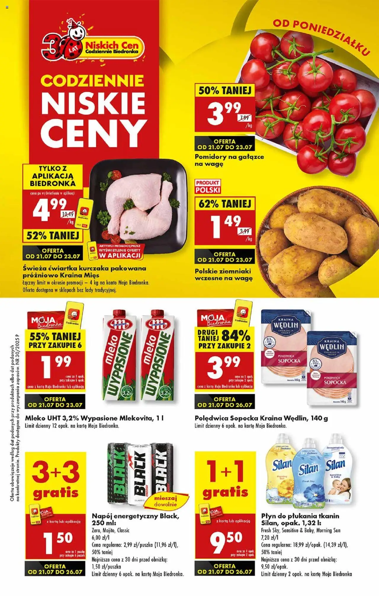 Biedronka gazetka - strona 1- ważny od 21.07.2025