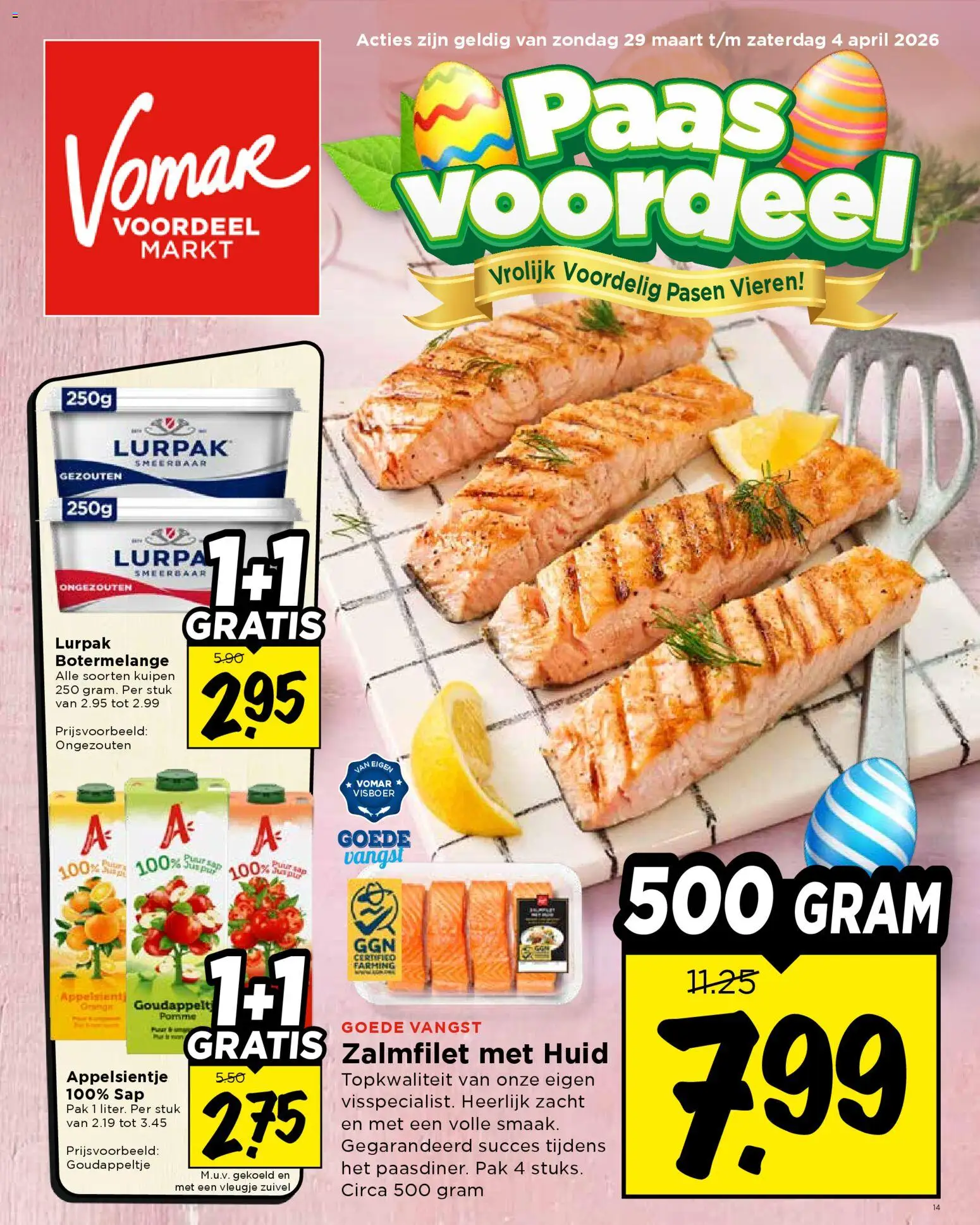 Vomar folder - pagina 1- geldig vanaf 29-03-2026