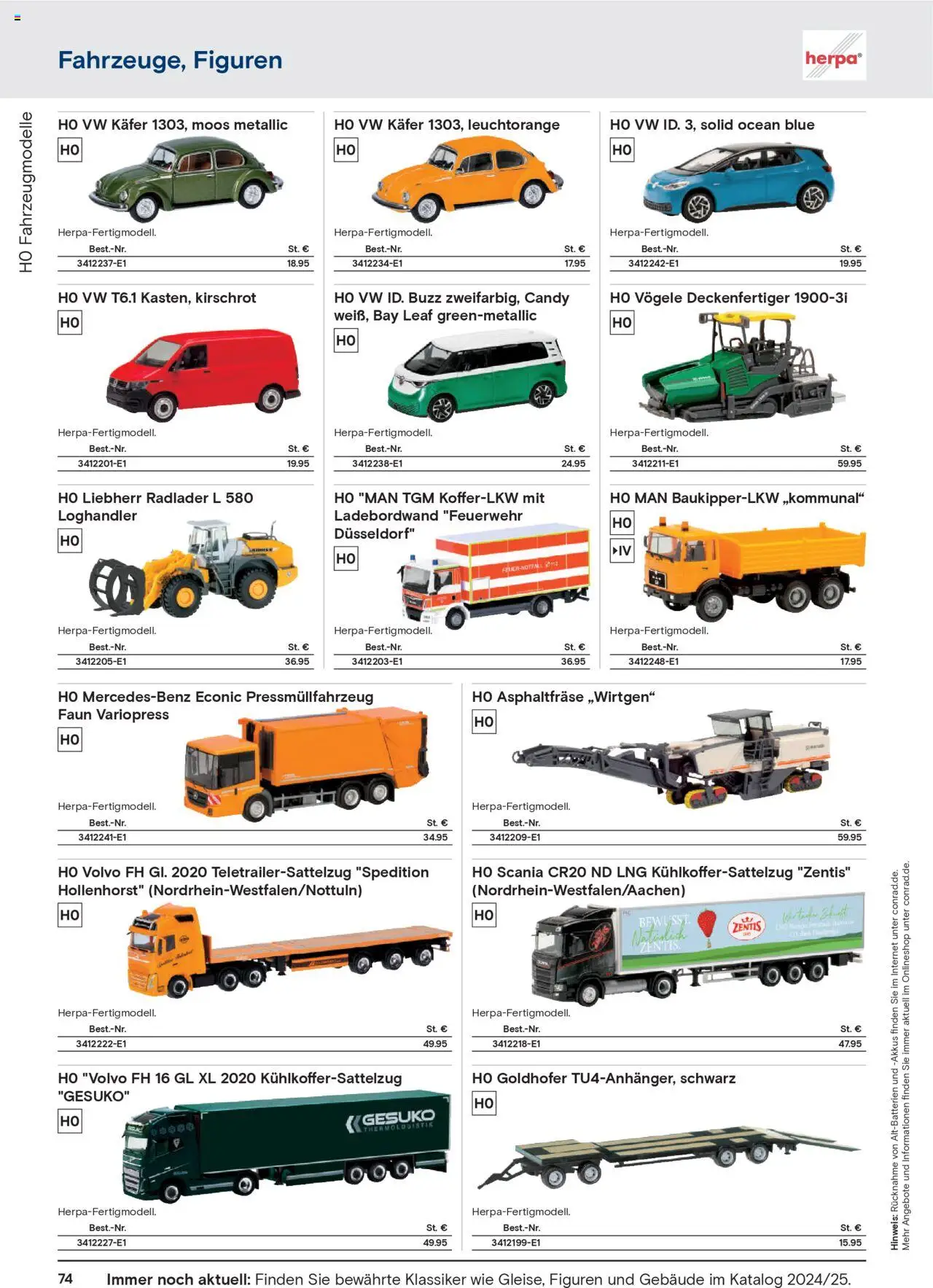 Conrad  Modellbahn Katalog - Seite 76 - gültig ab 25.08.2025