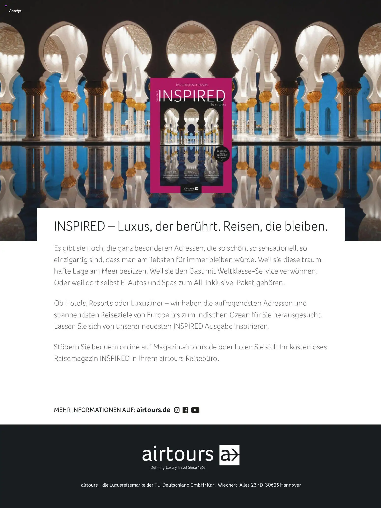 TUI airtours Katalog  Familie 2025/26 - Seite 66 - gültig ab 01.11.2025