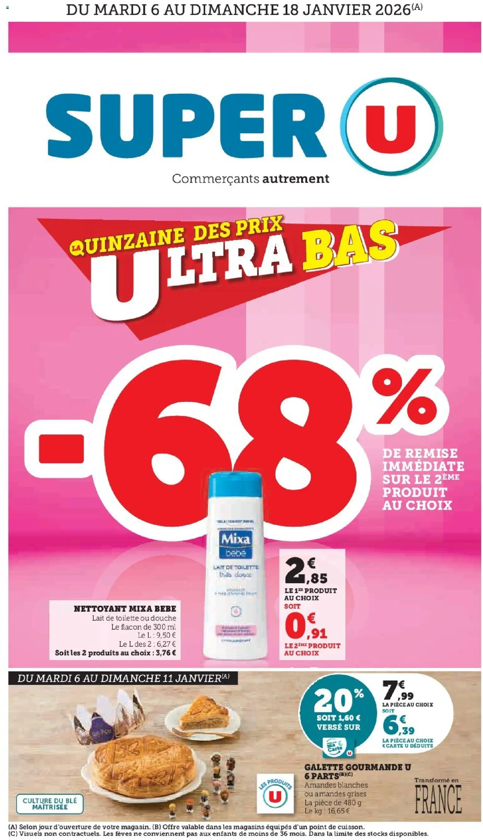 Super U catalogue - page 1 - valable à partir du 06/01/2026