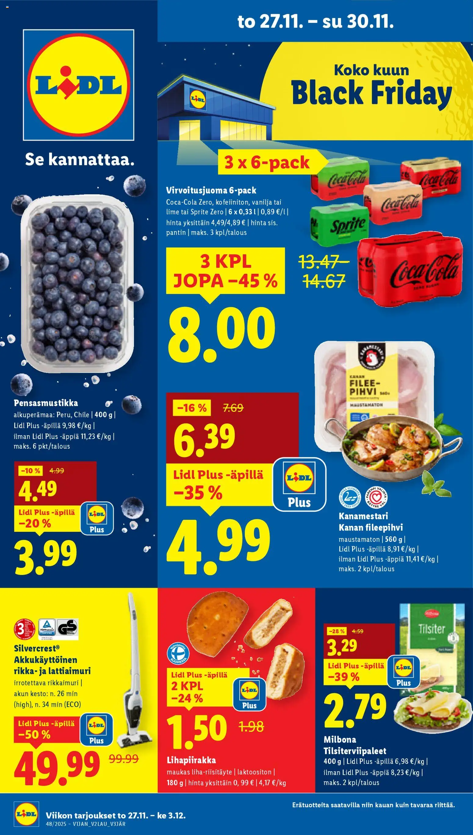 Lidl - Black Friday - sivu 1- voimassa alkaen 27/11/2025
