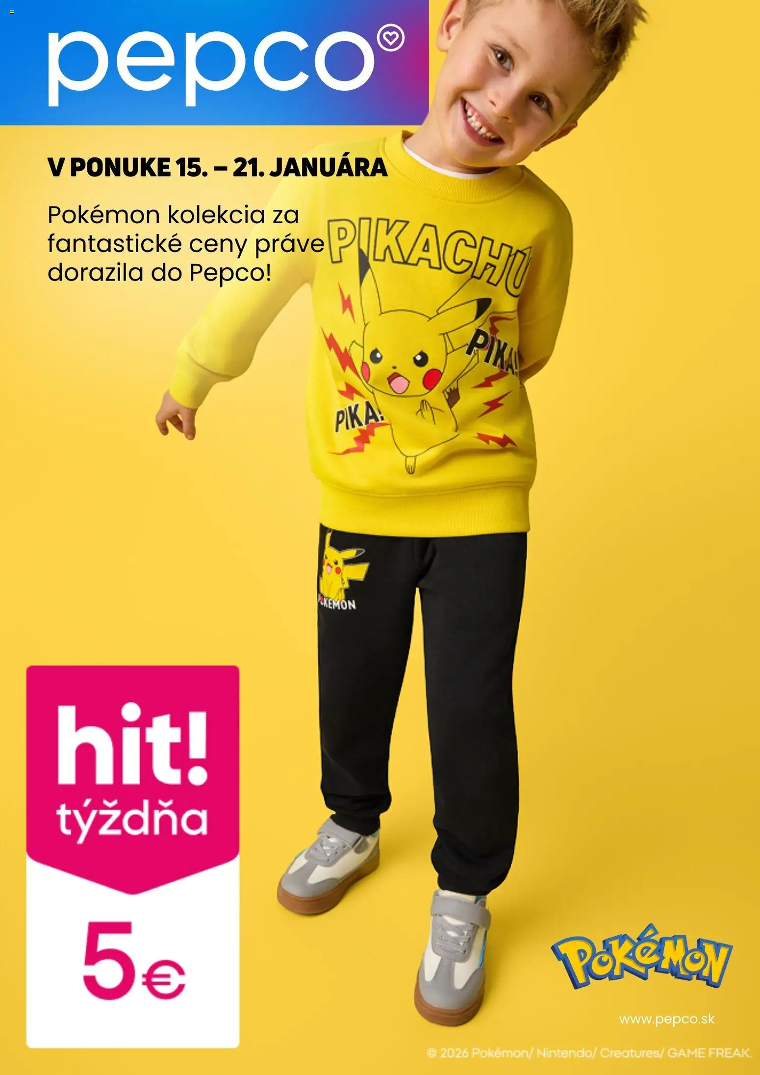 Pepco leták - strana 1- platný od 15.01.2026