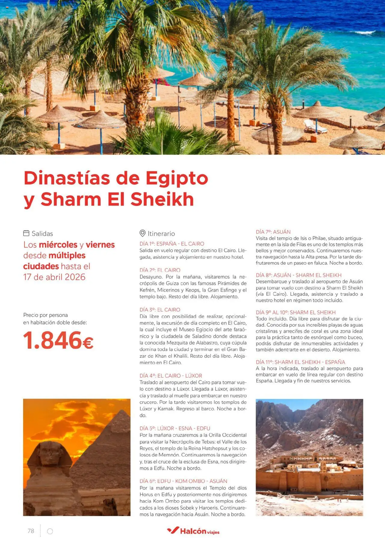 Halcón Viajes Egipto - Página de 78 - Válido desde 01/07/2025