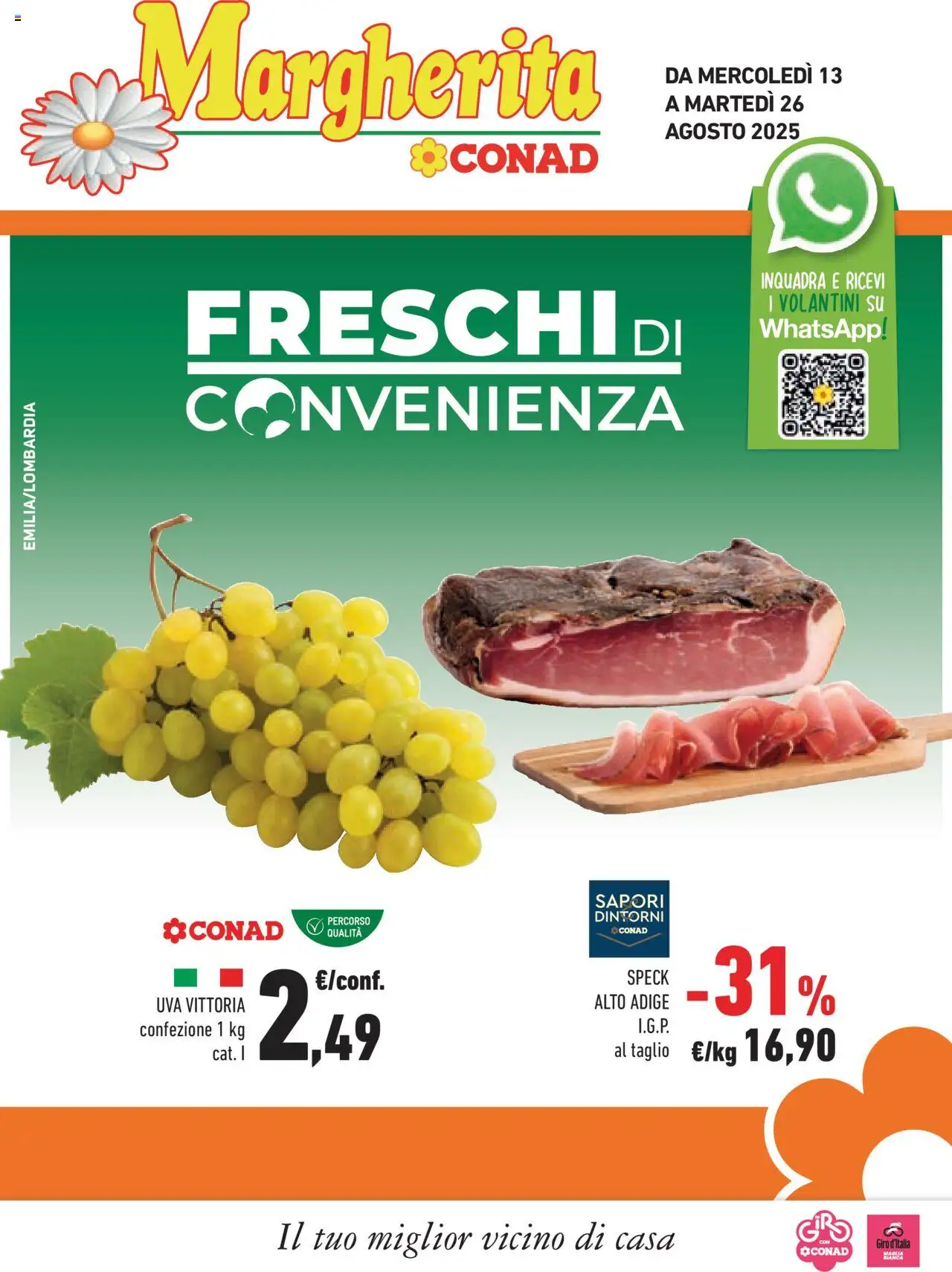 Conad Margherita Lombardia catalogo - pagina 1 - valido dal 13/08/2025