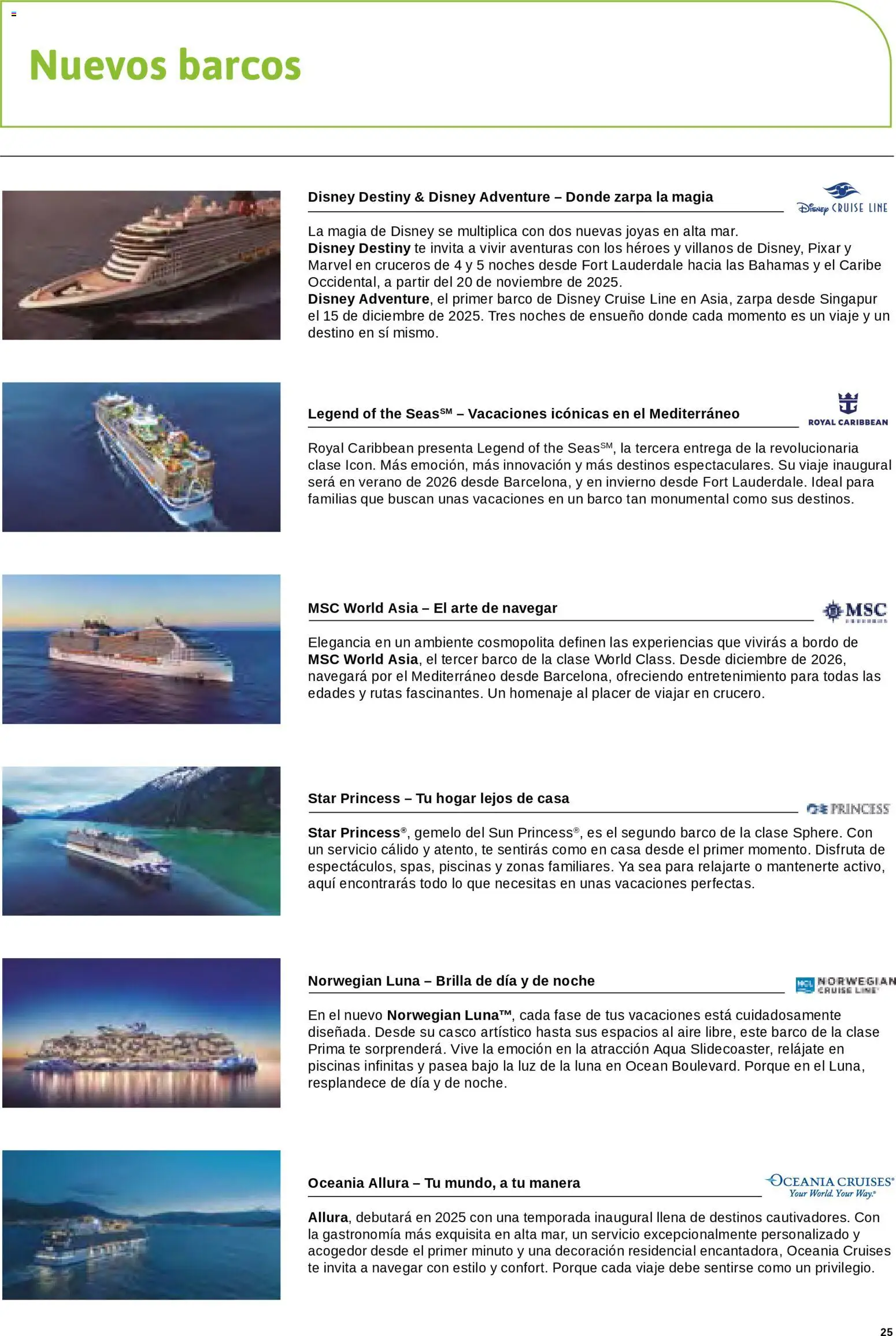 Viajes El Corte Inglés Cruceros marítimos - Página de 26 - Válido desde 01/01/2026