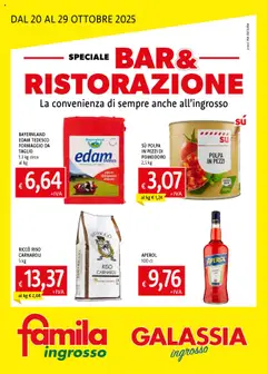 Anteprima Galassia Bar & Ristorazione catalogo valida dal 20/10/2025