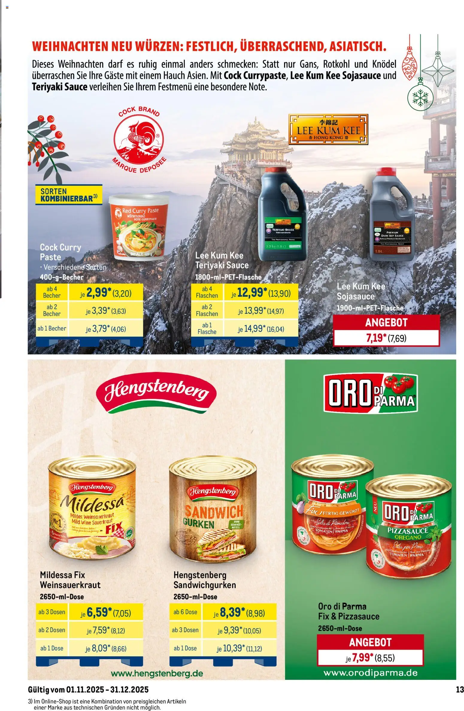 Metro Saisonkatalog Festliche Momente - Seite 13 - gültig ab 01.11.2025