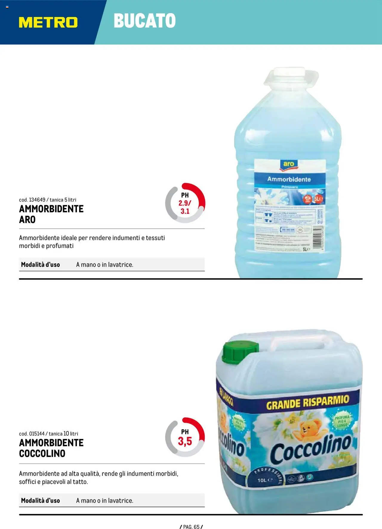 Metro Detergenza Professionale catalogo - pagina 65 - valido dal 11/09/2025