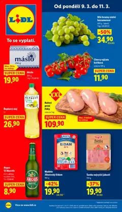Náhled Lidl leták platný od 09.03.2026