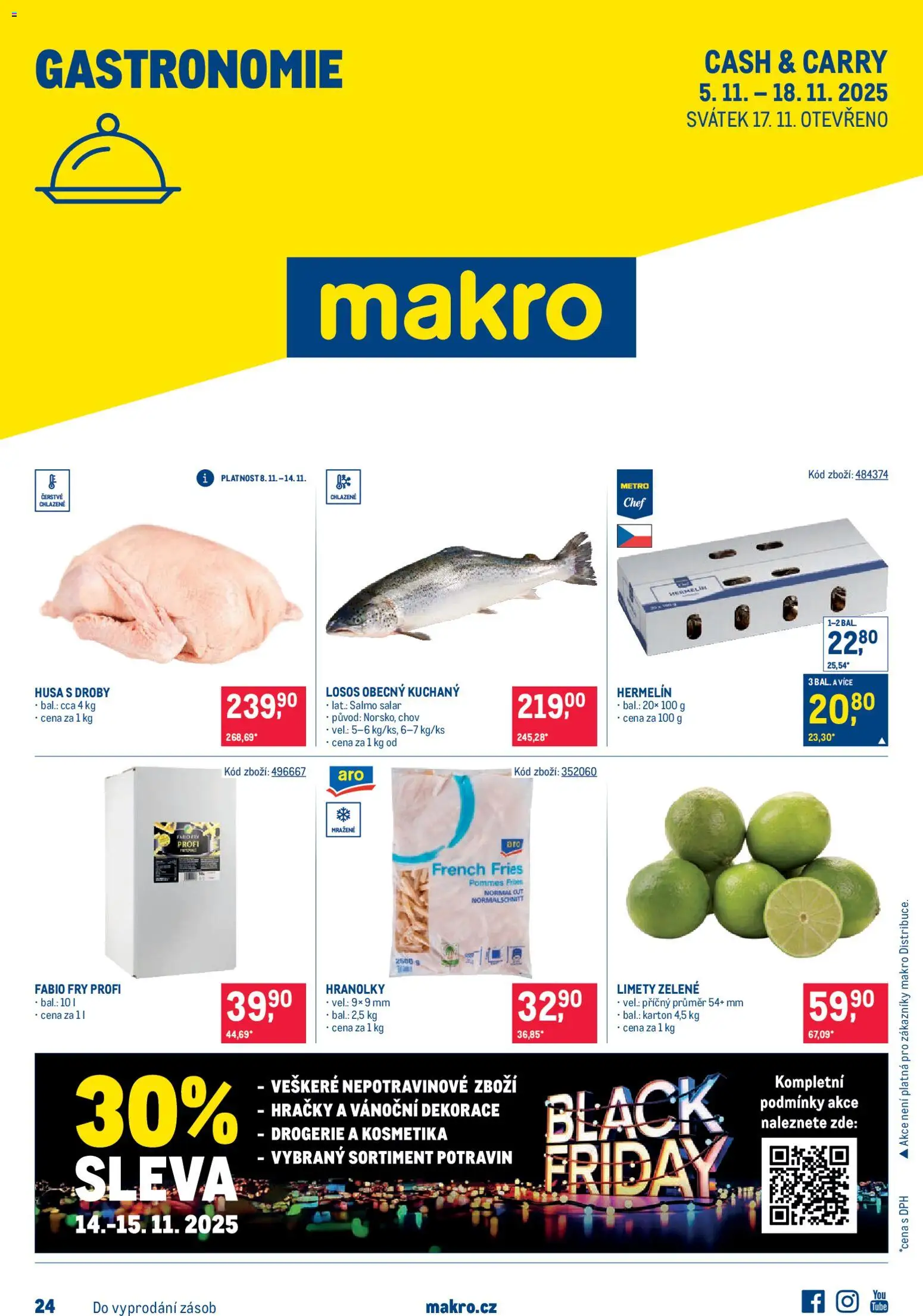 Makro leták - Gastronomie - strana 1- platný od 05.11.2025