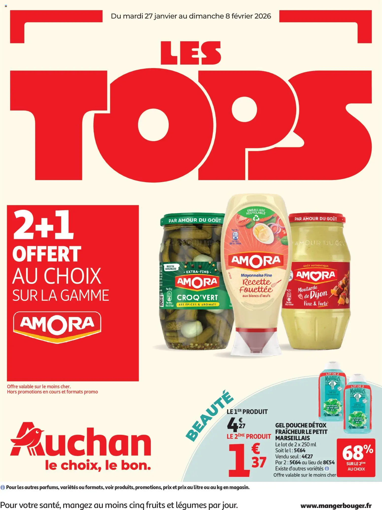 Auchan folder / publicité - pagina 1- geldig vanaf 27/01/2026