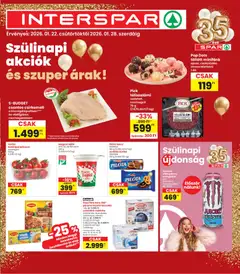 Előnézet Interspar Akciós újság érvényes 2026.01.22.-tól