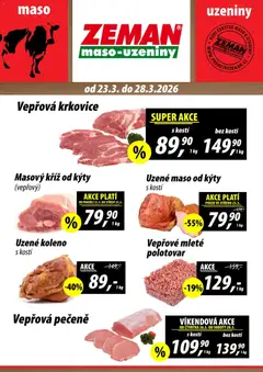 Náhled Prodejny Zeman leták platný od 23.03.2026