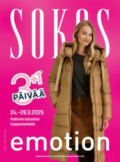 Esikatselu Sokos - 3+1 kuvasto 2025 voimassa alkaen 24/09/2025