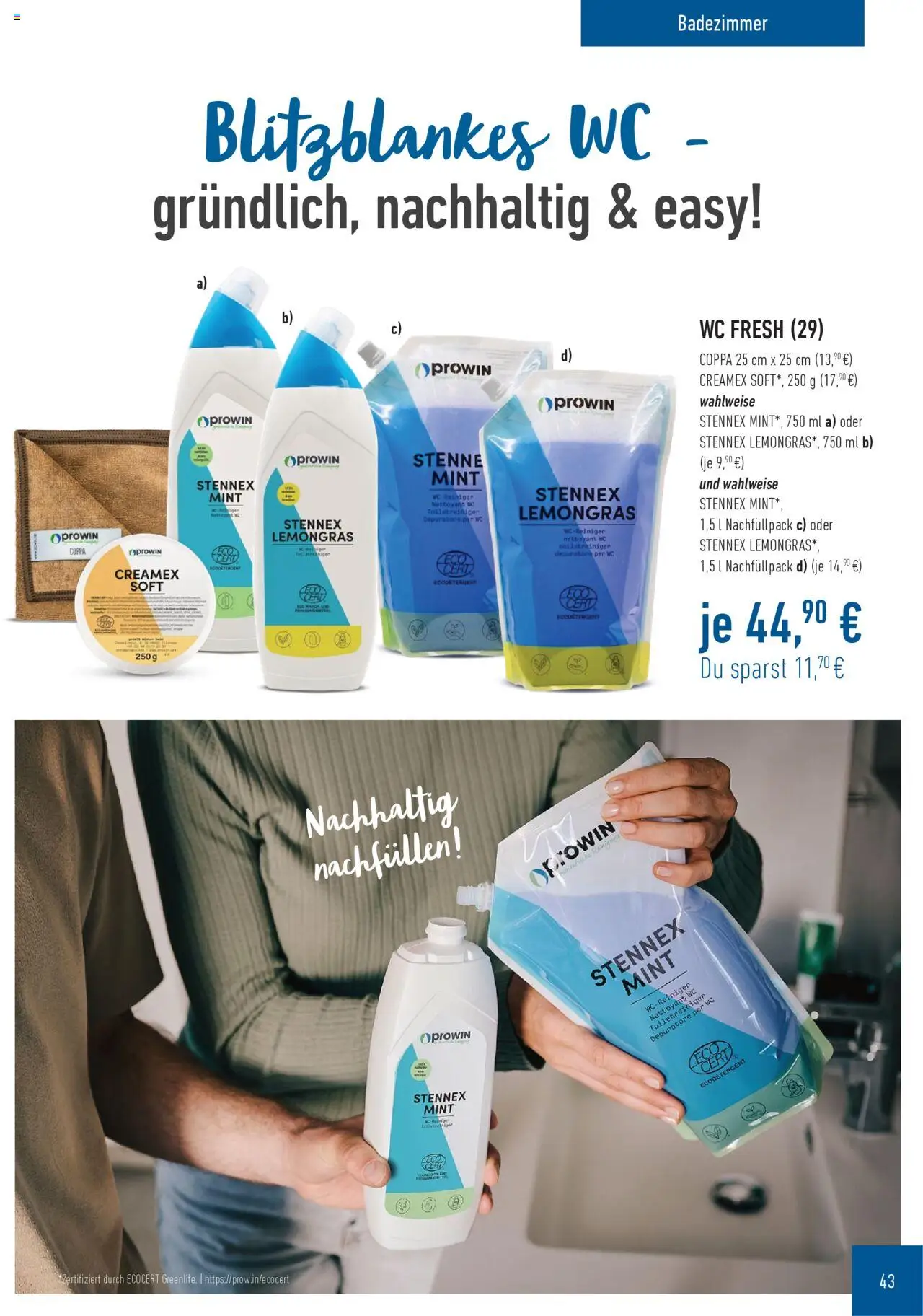 Katalog ProWin Juli/Dezember 2025 - Seite 43 - gültig ab 01.07.2025