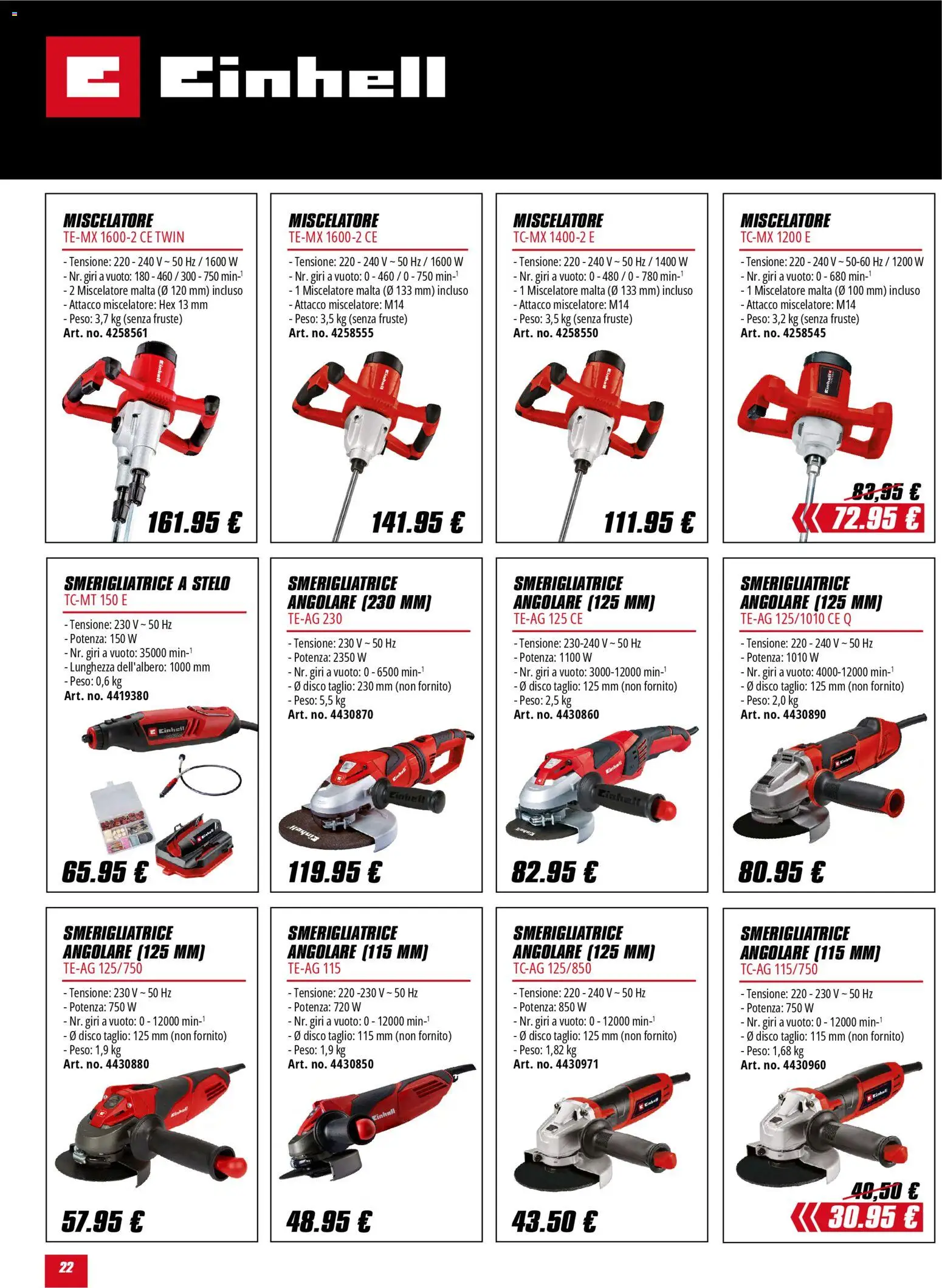 Volantino Einhell	 - pagina 22 - valido dal 02/02/2026
