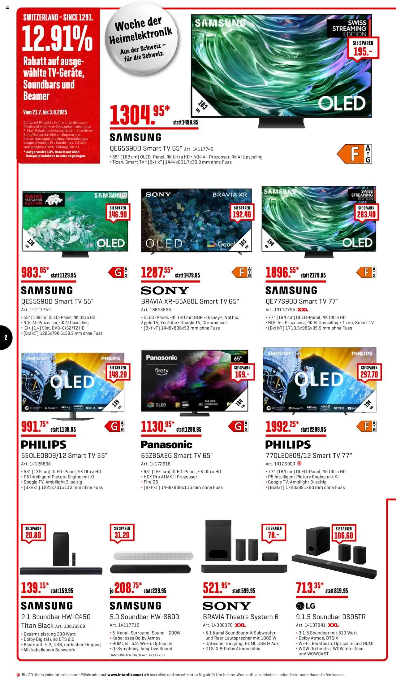 Interdiscount Aktionen - Seite 2- gültig ab 21.07.2025