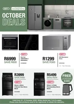Preview House and Home DEFY October Deals valid from 10/10/2025