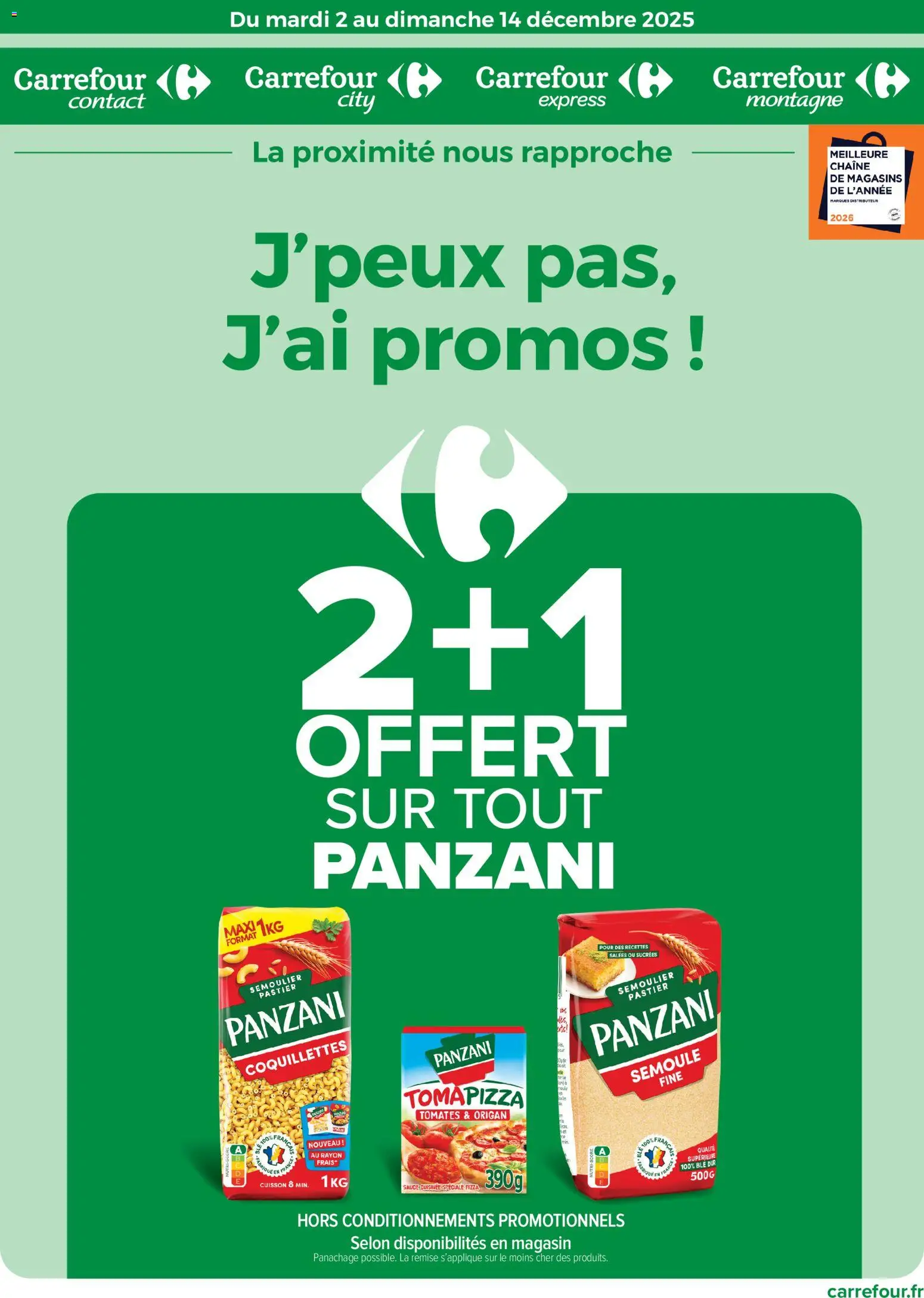 Carrefour City J'peux pas j'ai promo - page 1 - valable à partir du 02/12/2025