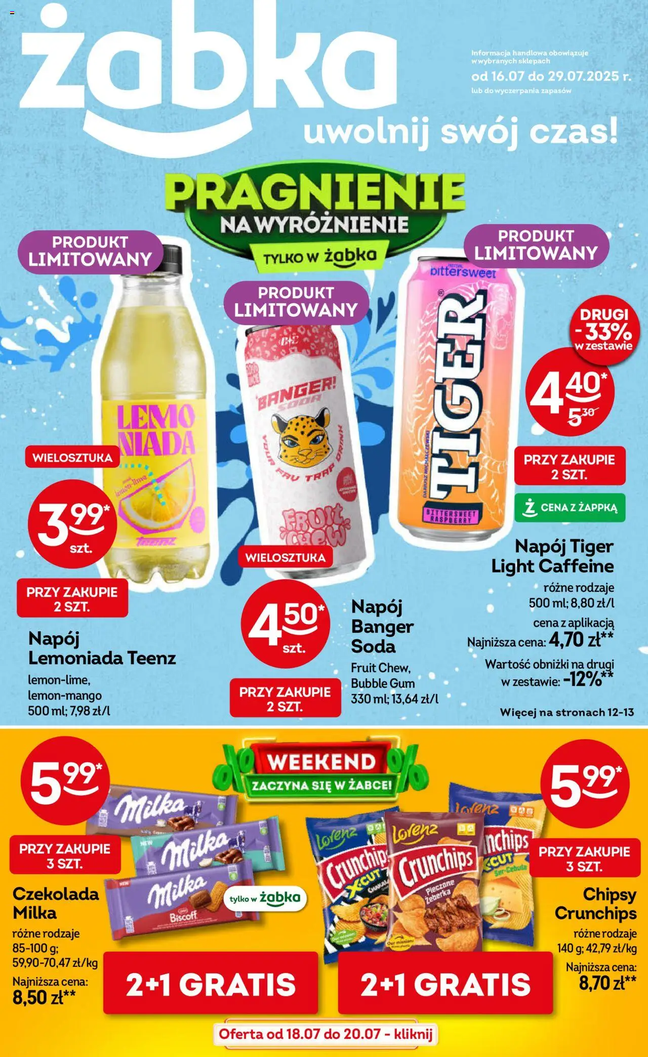 Żabka Gazetka - strona 1- ważny od 16.07.2025
