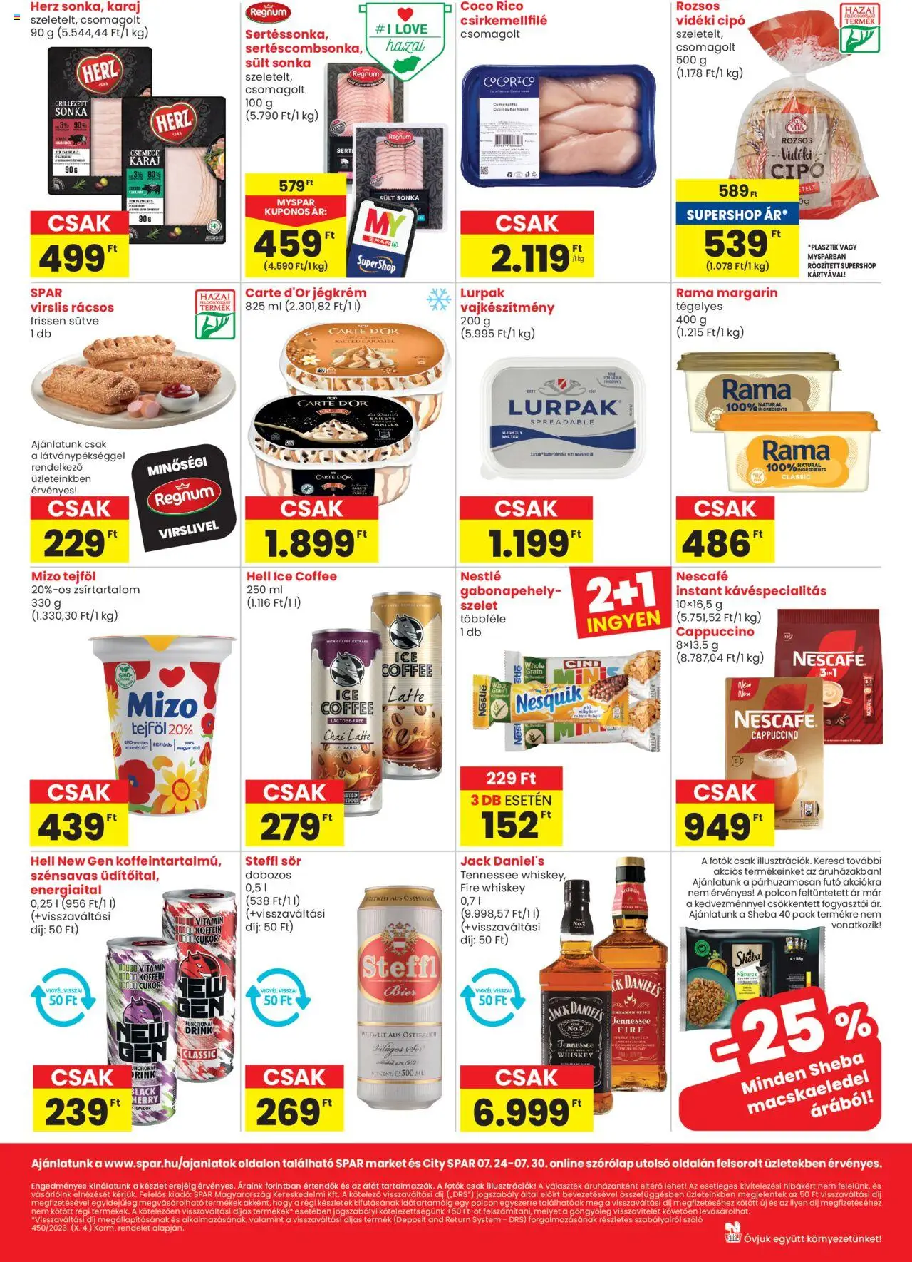 Spar - City Spar szórólap - 2oldal - érvényes 2025.07.24.-tól