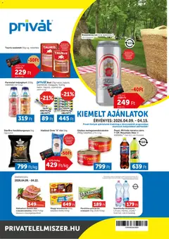 Előnézet PRIVÁT akciós újság érvényes 2026.04.09.-tól