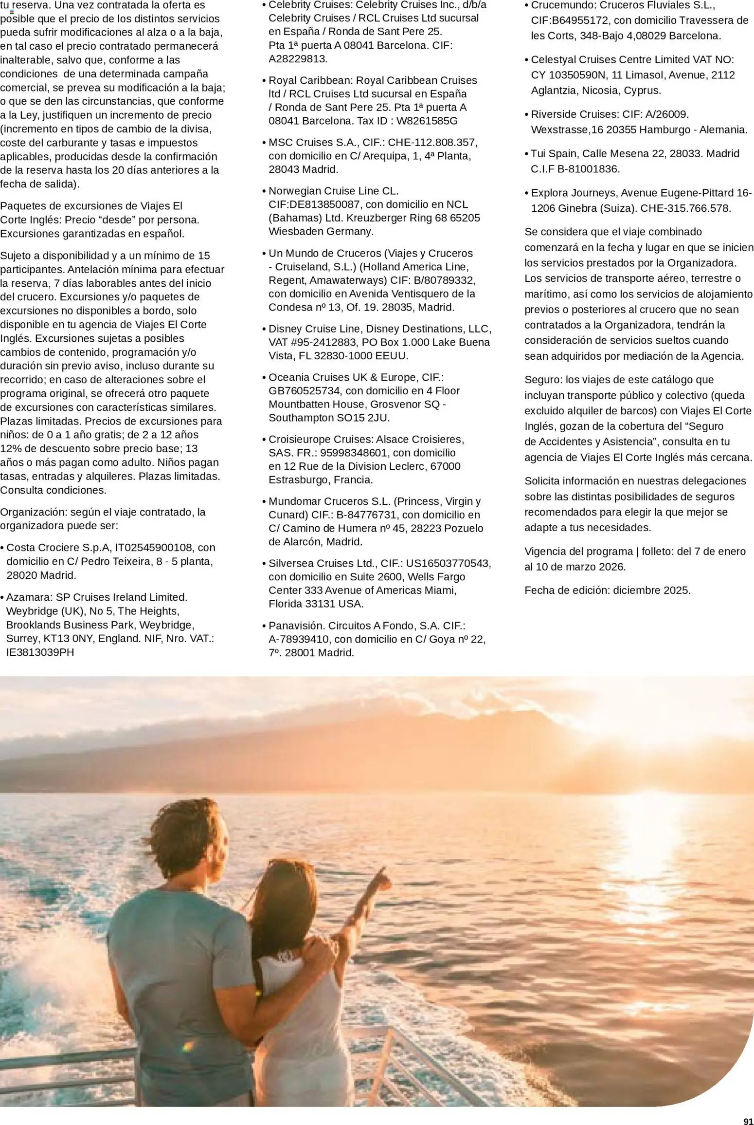 Viajes El Corte Inglés Semana del Crucero - Página de 92 - Válido desde 07/01/2026