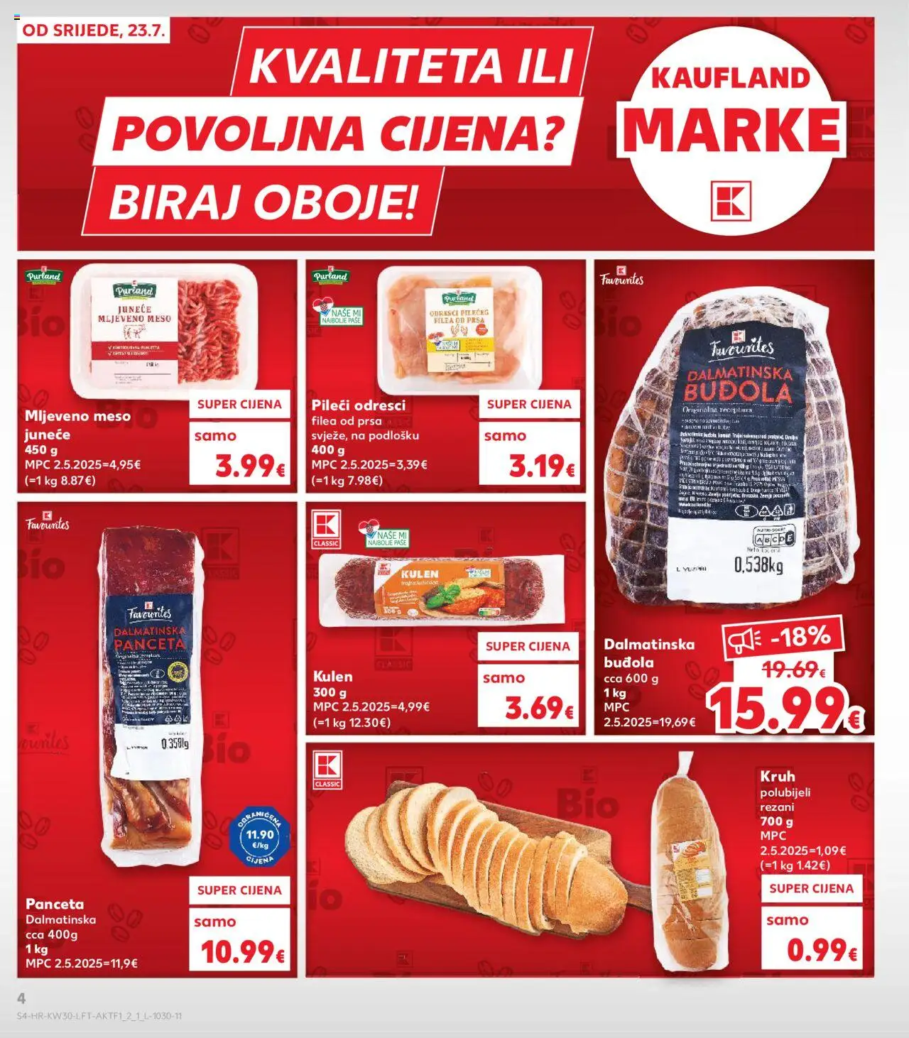 Katalog Kaufland - stranica 4- važeći od 23.07.2025