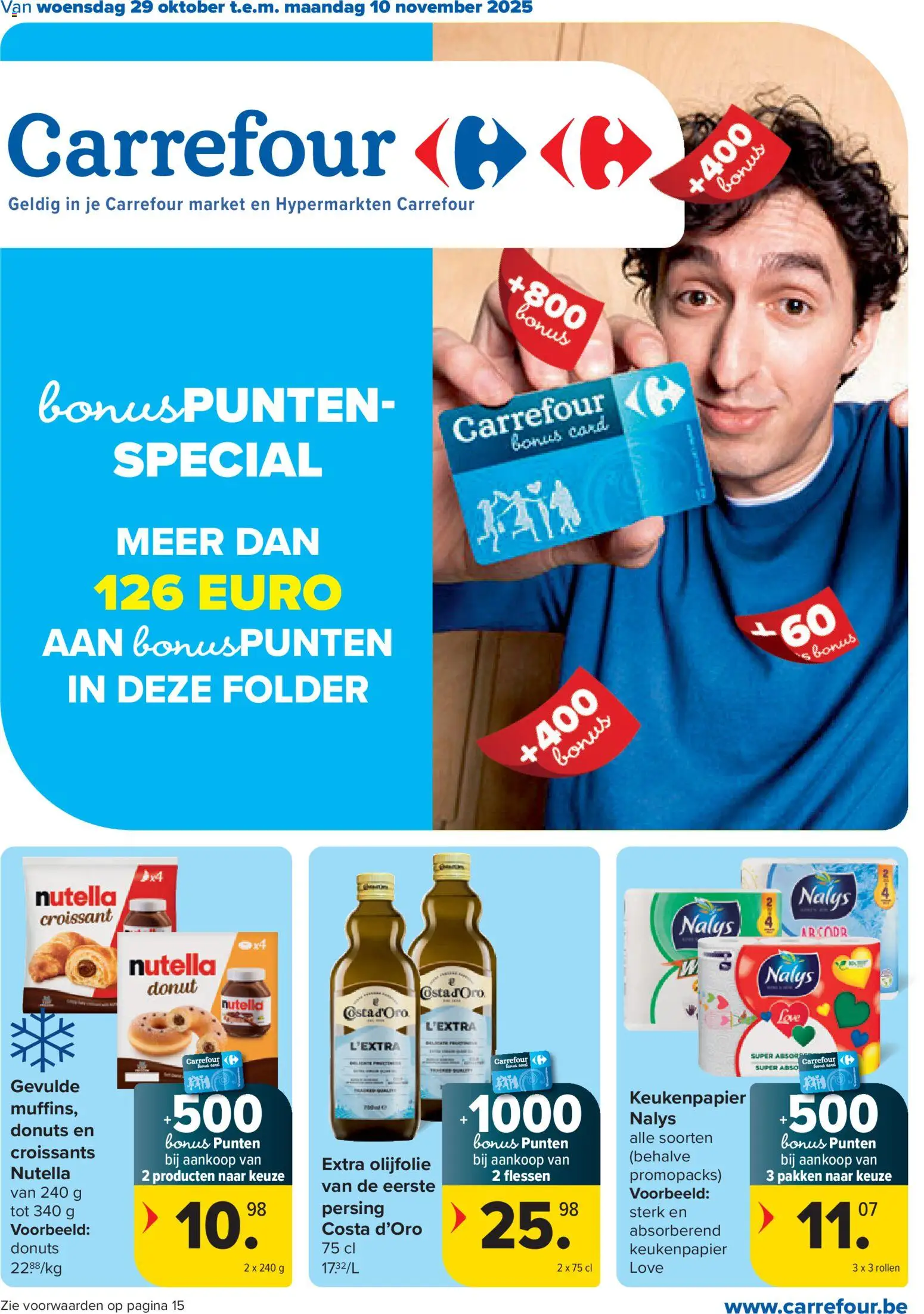 Carrefour folder week 44 - pagina 1- geldig vanaf 29/10/2025