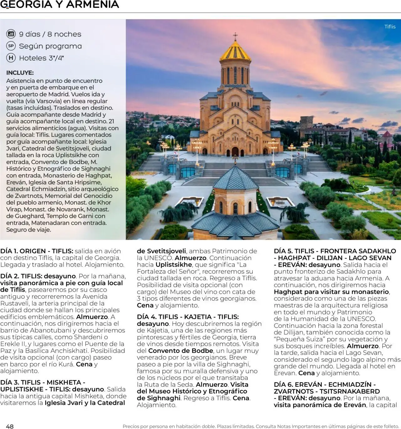 Viajes El Corte Inglés - Club de Vacaciones - Vacaciones Económicas Personalizado - Página de 48 - Válido desde 01/09/2025