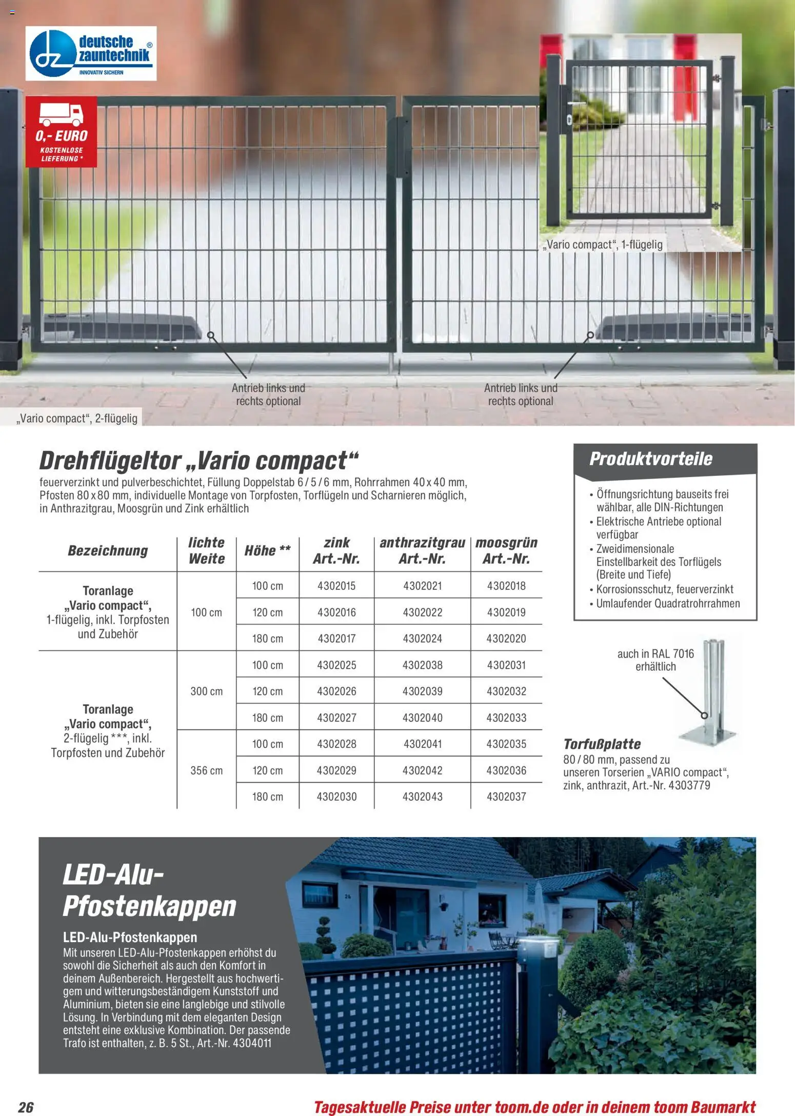 Toom Baumarkt Zäune & Sichtschutz 2026 - Seite 26 - gültig ab 20.02.2026