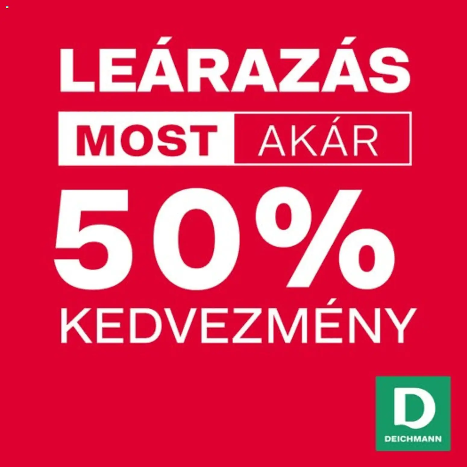 Deichmann Akciós újság - 1oldal - érvényes 2025.12.28.-tól