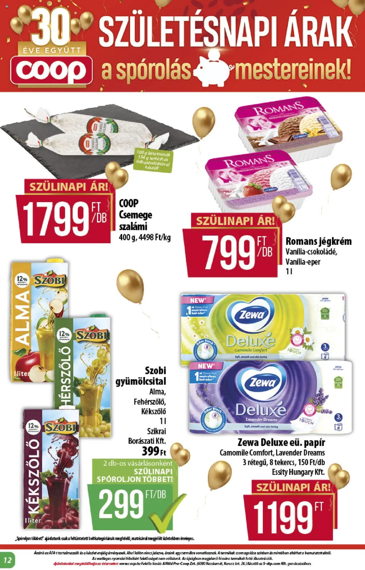 COOP - Szuper Plusz / Alföld Pro-Coop Zrt. - 12oldal - érvényes 2025.07.24.-tól