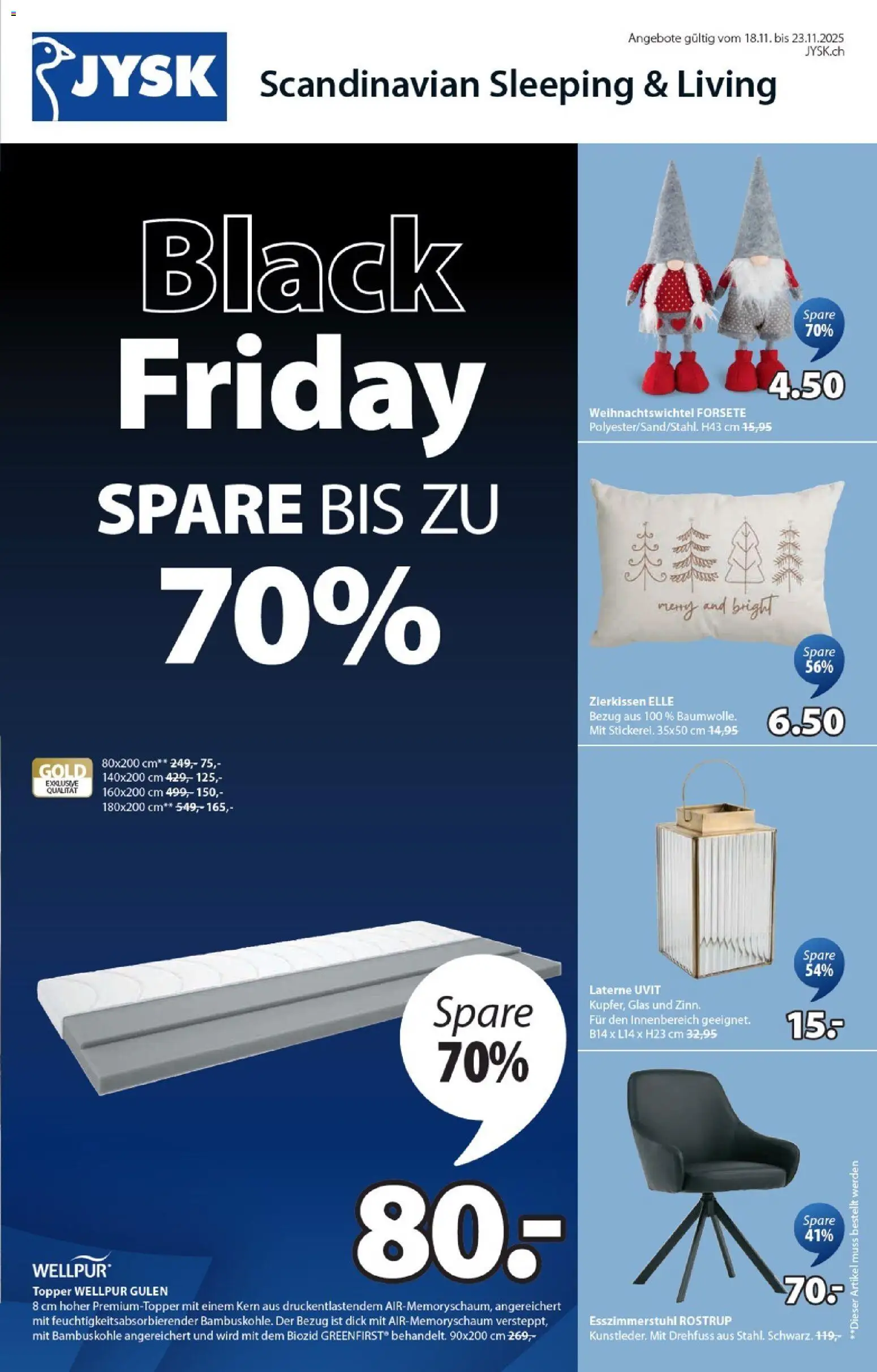 JYSK - Black Friday - Seite 1- gültig ab 18.11.2025