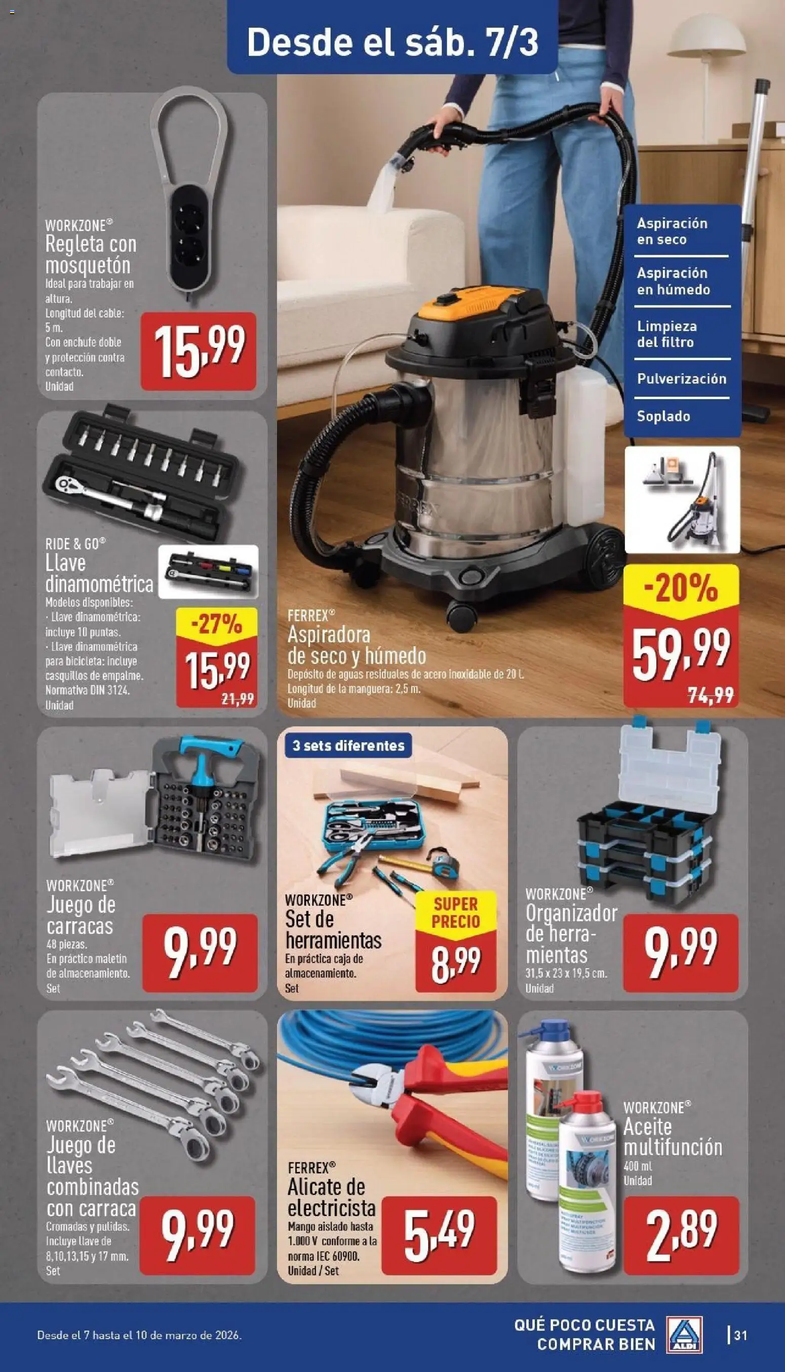 Aldi folleto Canarias - Página de 31 - Válido desde 02/03/2026