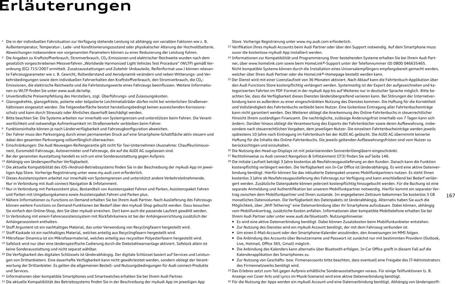 Audi  A6 e-tron - Seite 167 - gültig ab 01.10.2025