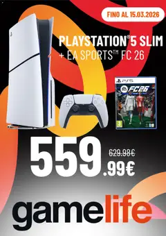 Anteprima Gamelife volantino valida dal 06/03/2026
