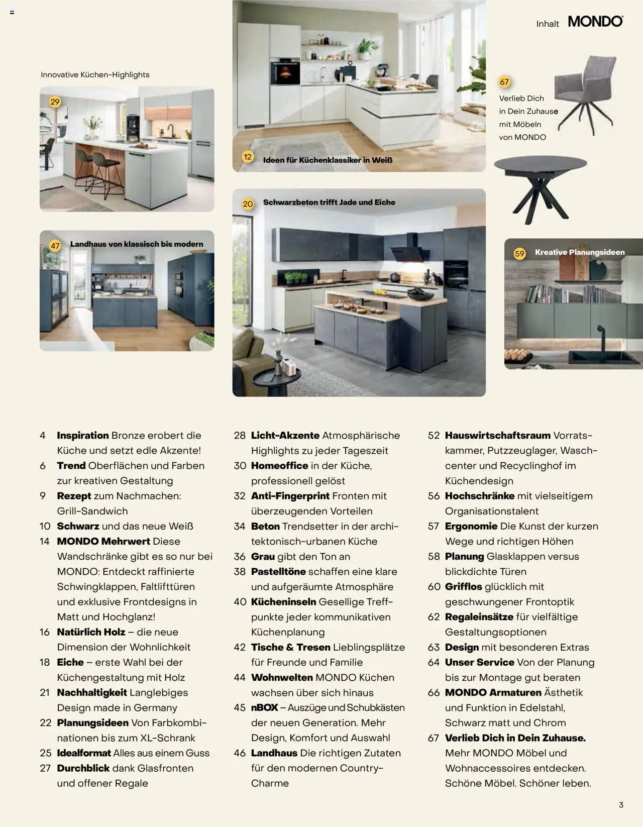 Ostermann Mondo Küchenprospekt - Seite 3 - gültig ab 26.05.2025