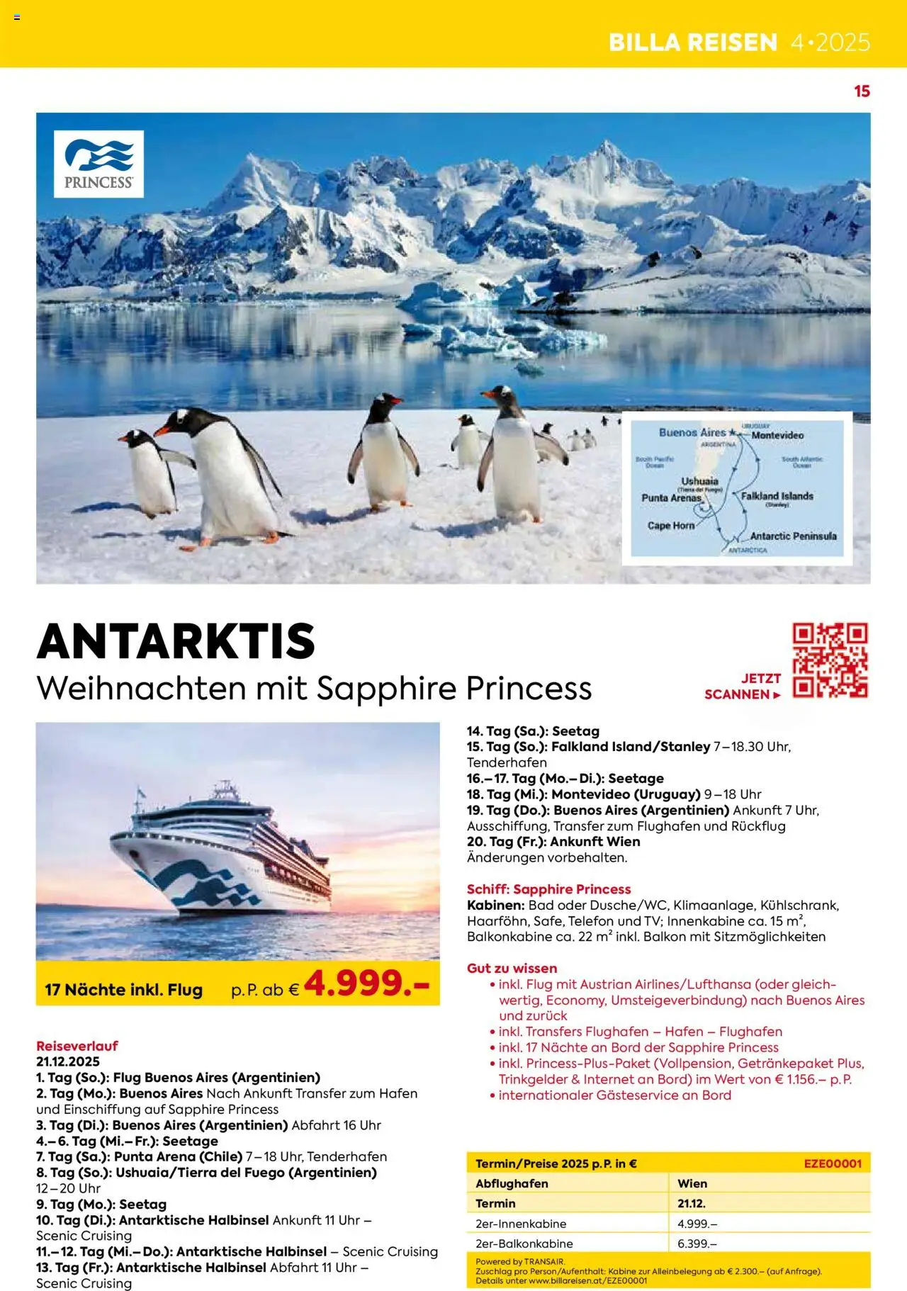 Billa Kreuzfahrt Highlights 2025 - page 15- valid from 03.06.2025